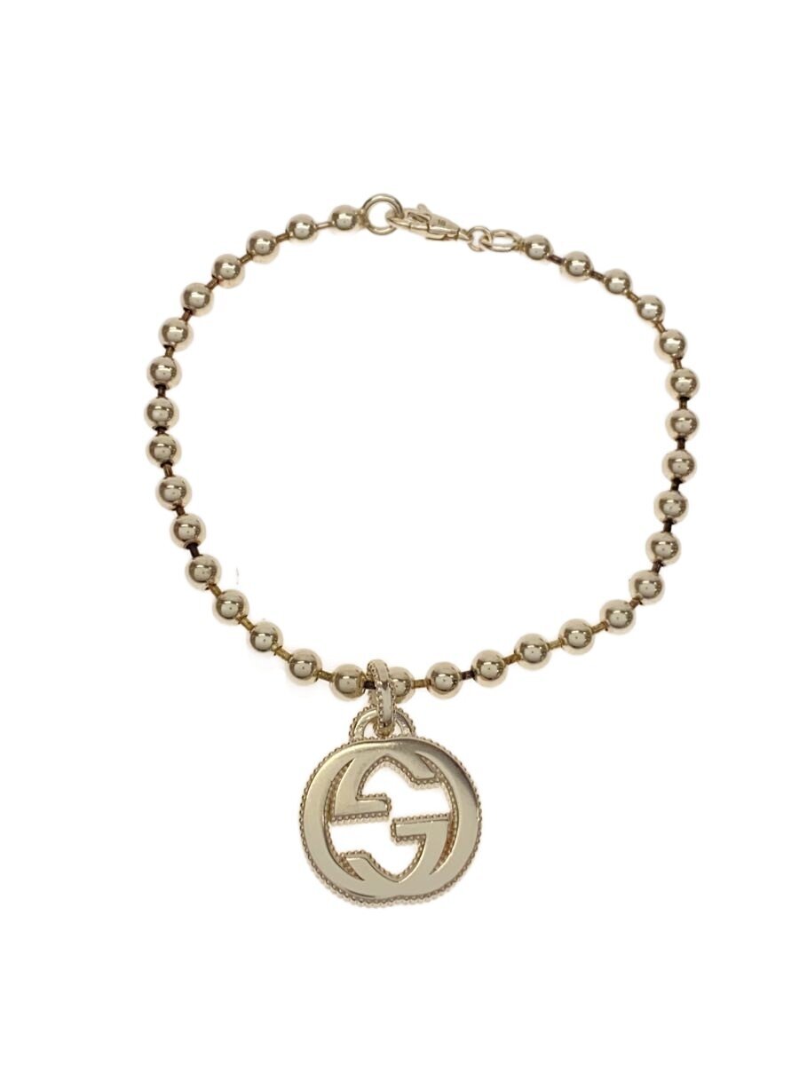 【中古】GUCCI◆インターロッキングG/ブレスレット/SV925/SLV/メンズ【服飾雑貨他】
