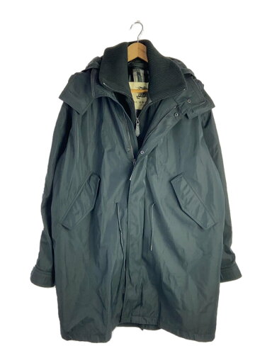 【中古】BURBERRY LONDON◆コート/--/ポリエステル/BLK/BGRDEX23KIR【メンズウェア】 【中古】BURBERRY LONDON◆コート/--/ポリエステル/BLK/BGRDEX23KIR【メンズウェア】