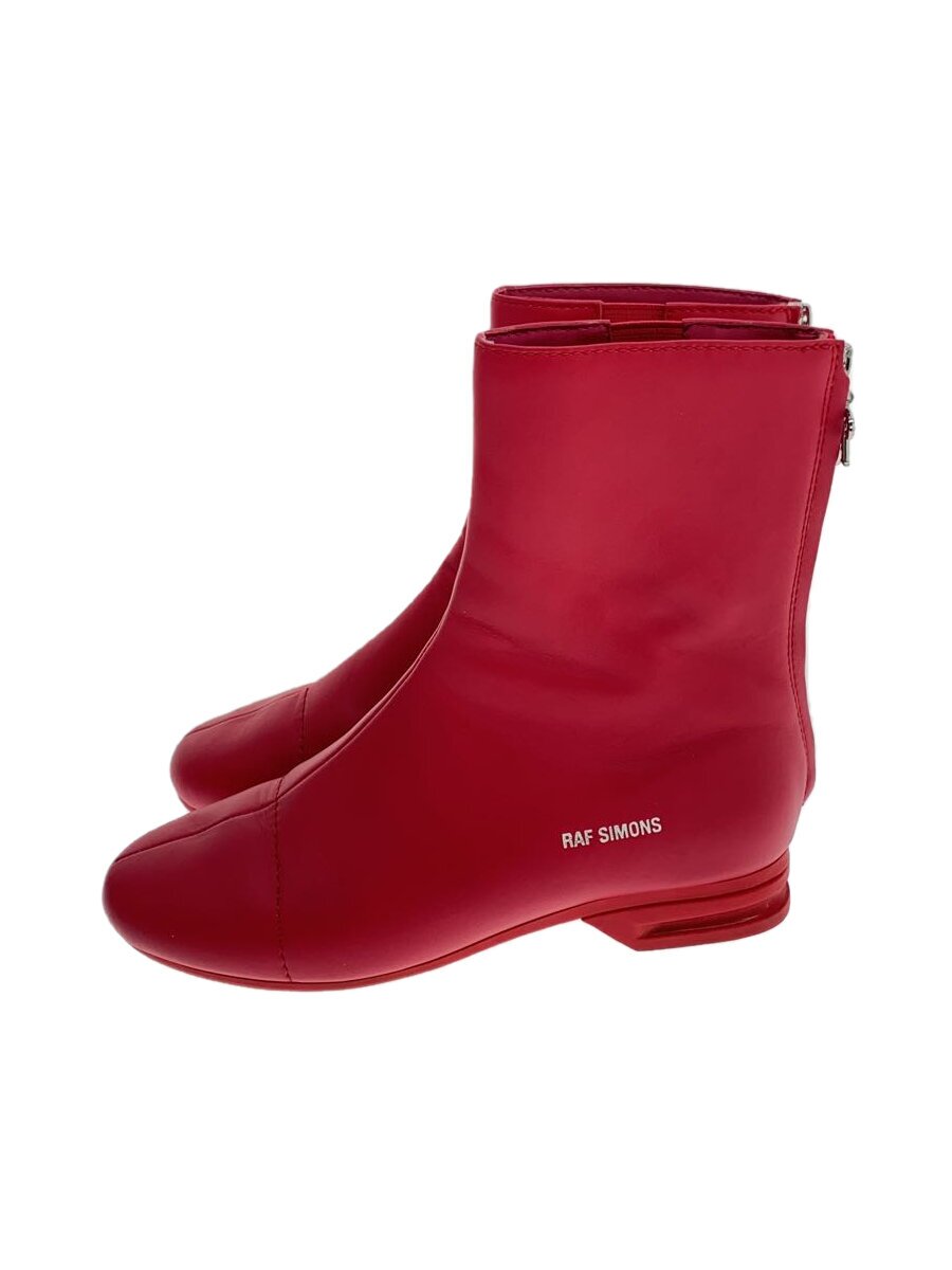 Sidegore - 【中古】RAF SIMONS◆サイドゴアブーツ/40/レッド【シューズ】