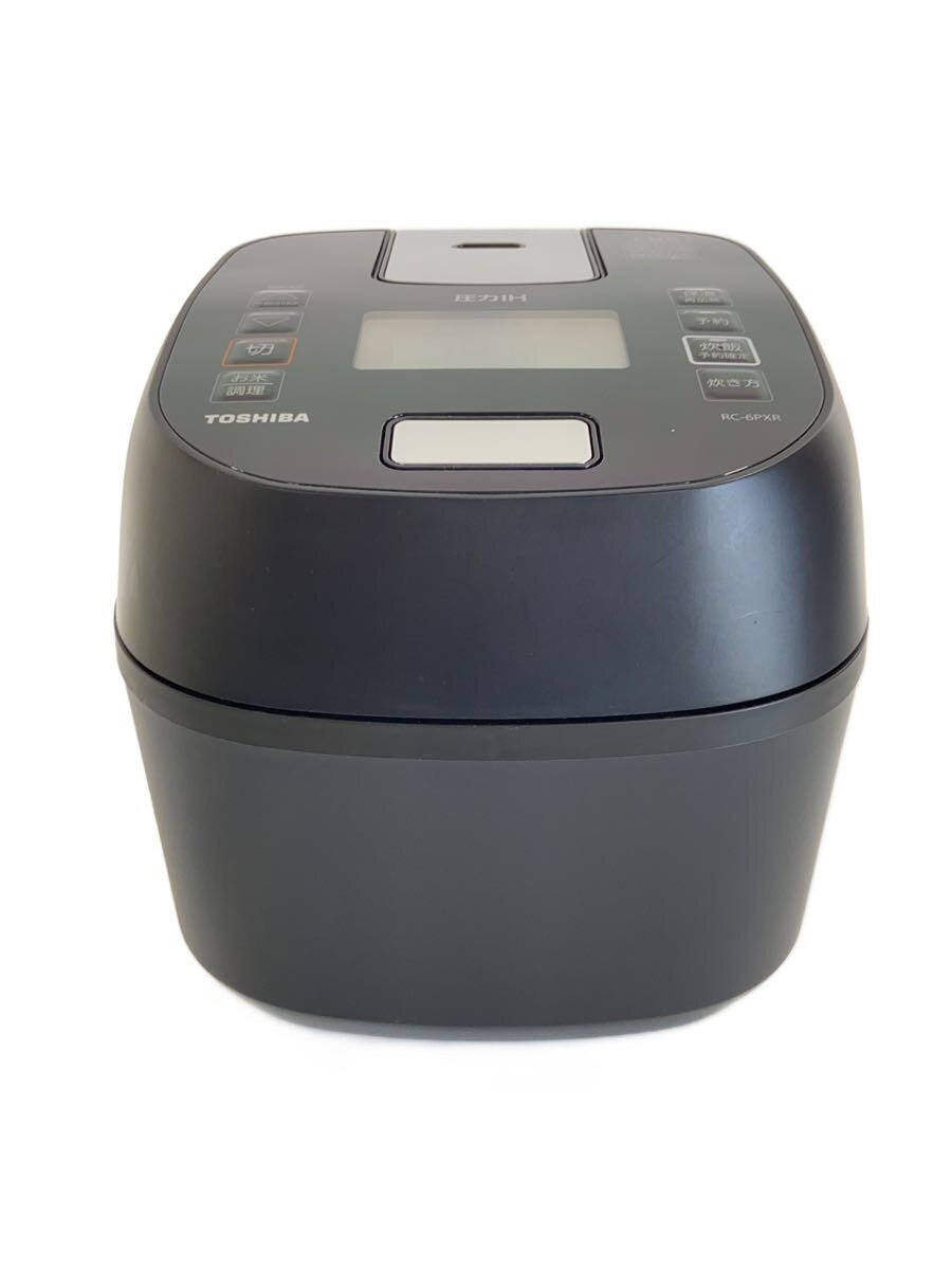 【中古】TOSHIBA◆炊飯器 RC-6PXR(K)【家電・ビジュアル・オーディオ】
