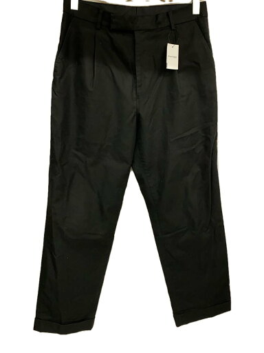 【中古】WACKO MARIA◆PLEATED TROUSERS TYPE-2/ボトム/M/コットン/BLK/22SS-WMP-TR31//【メンズウェア】 【中古】WACKO MARIA◆PLEATED TROUSERS TYPE-2/ボトム/M/コットン/BLK/22SS-WMP-TR31//【メンズウェア】