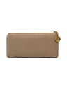 【中古】BVLGARI◆長財布/--/CRM/無地/レディース【服飾雑貨他】