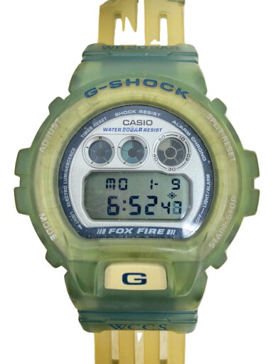 【中古】CASIO◆腕時計/デジタル/--/SLV/GRN/SS/DW-6900【服飾雑貨他】 【中古】CASIO◆腕時計/デジタル/--/SLV/GRN/SS/DW-6900【服飾雑貨他】