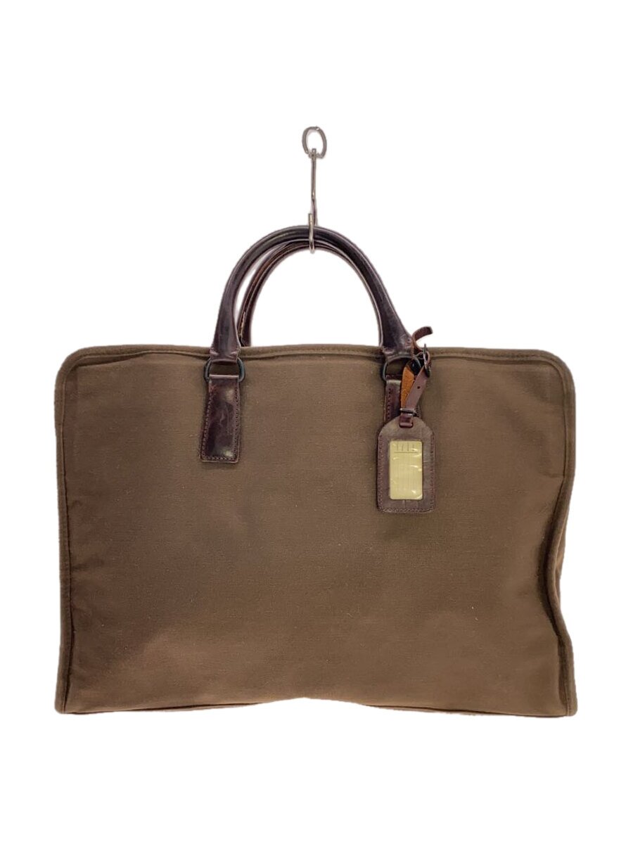 【中古】PORTER◆ブリーフケース/キャンバス/BRW【バッグ】