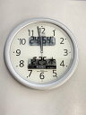 【中古】CITIZEN◆時計/電波時計/WHT/4FYA01-019【インテリア小物・日用雑貨】