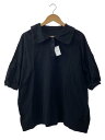 【中古】nest Robe◆ポロシャツ/FREE/コットン/BLK/無地/01222-1050/22SS/コットンサーフニットポロ/【レディースウェア】(4)