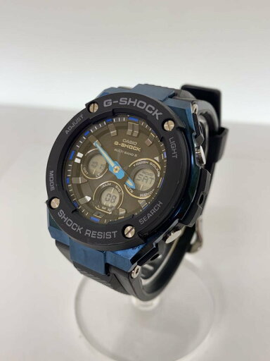 【中古】CASIO◆ソーラー腕時計・G-SHOCK/デジアナ/ラバー/ブラック/ブラック【服飾雑貨他】 【中古】CASIO◆ソーラー腕時計・G-SHOCK/デジアナ/ラバー/ブラック/ブラック【服飾雑貨他】