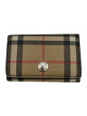 【中古】BURBERRY◆ノバチェック/3つ折り財布/PVC【服