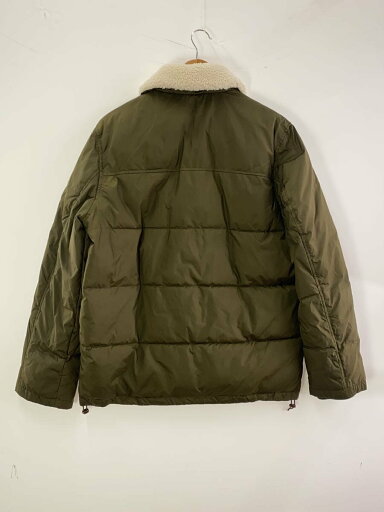 【中古】GUESS◆ダウンジャケット/S/ポリエステル/KHK/無地/11WAP075//【メンズウェア】