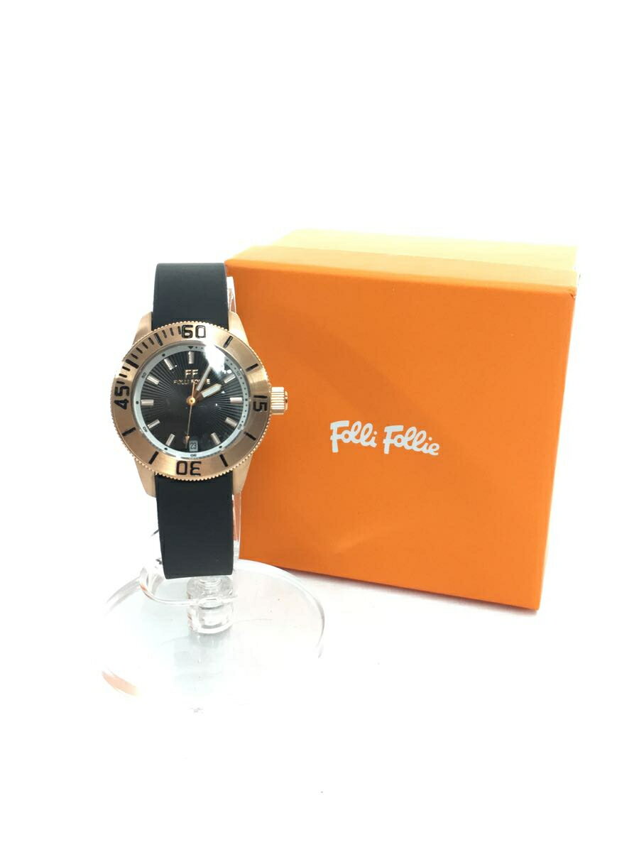 【中古】Folli Follie◆クォーツ腕時計