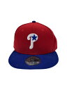 【中古】NEW ERA◆キャップ/--/RED/無地/メンズ【服飾雑貨他】(4)