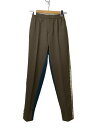 【中古】UNDERCOVER◆フロントドッキング側章スリムスラックス/クロップドパンツ/1/異素材切替/UCP1509-1【レディースウェア】