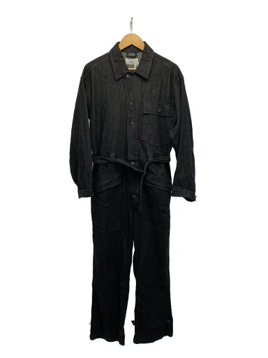 【中古】soerte◆Herringbone Denim jump suit/1/デニム/BLK/SOTOY0722001【メンズウェア】 【中古】soerte◆Herringbone Denim jump suit/1/デニム/BLK/SOTOY0722001【メンズウェア】