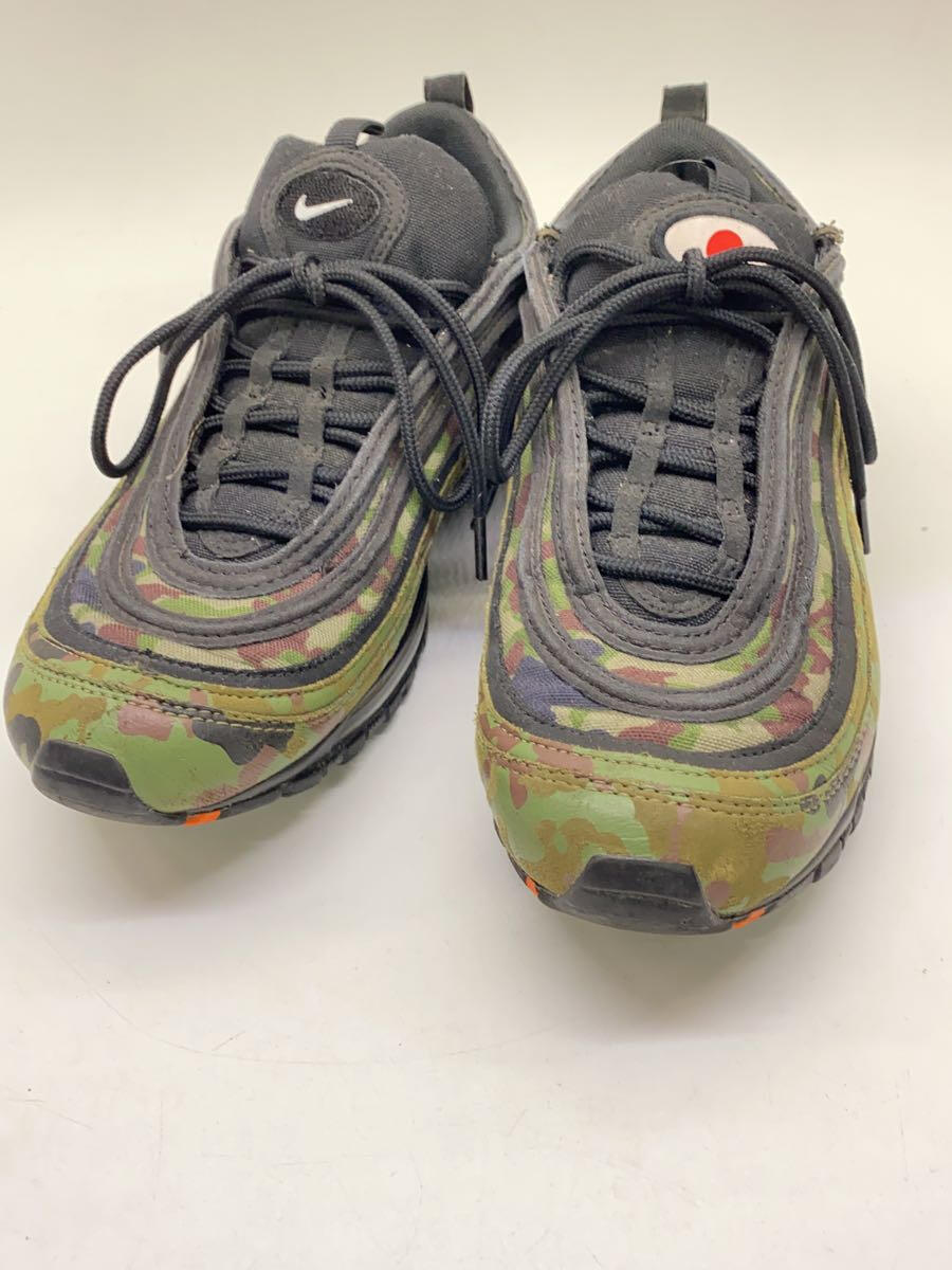 【中古】NIKE◆AIR MAX 97 PREMIUM QS/エアマックスプレミアム/カーキ/AJ2614-203/26.5cm/KHK【シューズ】