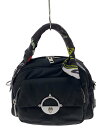 【中古】DIESEL◆バッグ/ナイロン/BLK/無地/ナイロン スモールハンドバッグ/FRYDA【バッグ】