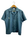 【中古】Saturdays NYC(SATURDAYS SURF NYC)◆半袖シャツ/M/ポリエステル/BLU/bbg-30000-a//【メンズウェア】