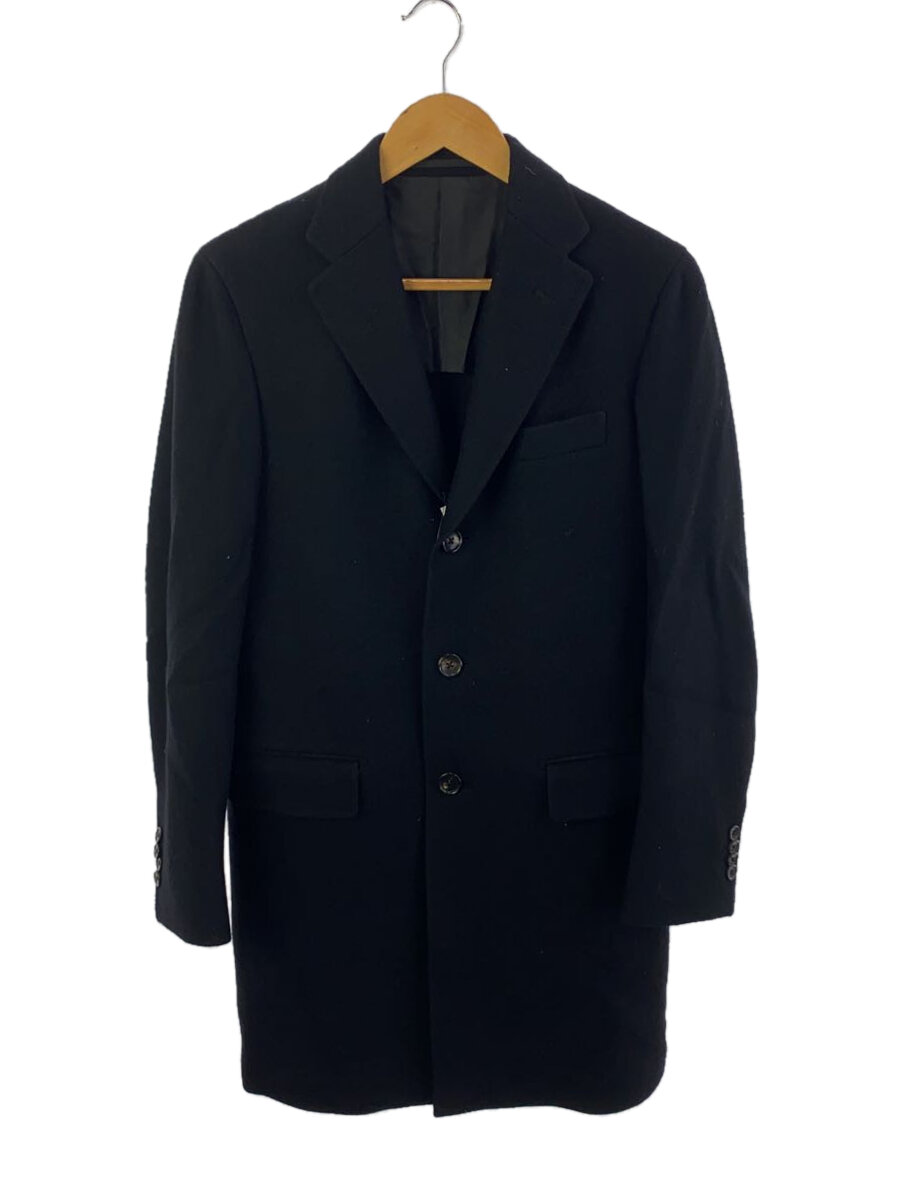 【中古】UNITED ARROWS◆チェスターコート/44/ウール/BLK/無地/1125-199-5275【メンズウェア】