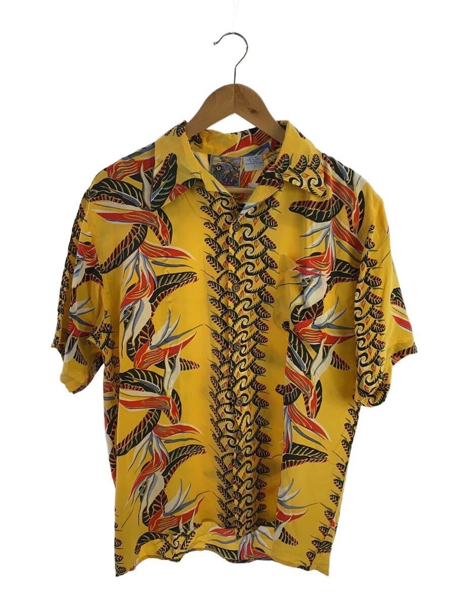 【中古】avanti silk/アロハシャツ/S/シルク/ORN/総柄【メンズウェア】