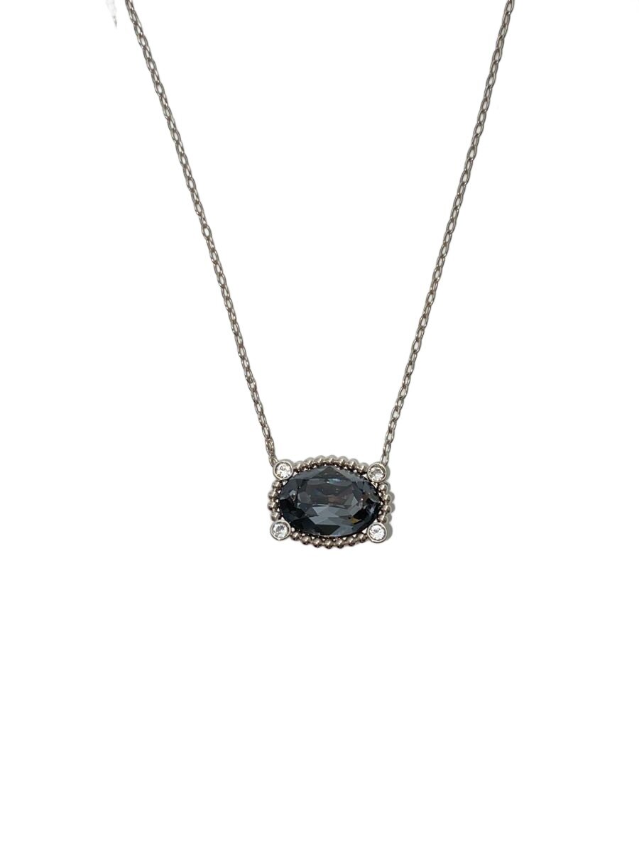 【中古】Swarovski◆ネックレス/--/カラーストーン/SLV/トップ有/レディース//【服飾雑貨他】