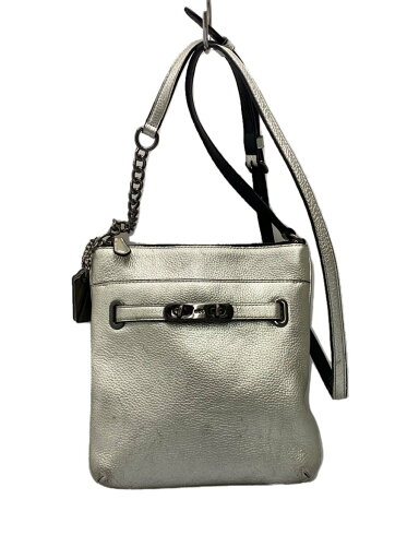 【中古】COACH◆コーチ/ショルダーバッグ/--/シルバー【バッグ】 【中古】COACH◆コーチ/ショルダーバッグ/--/シルバー【バッグ】