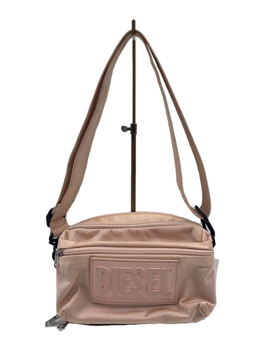 【中古】DIESEL◆NYLON CROSSBODY BAG/ショルダーバッグ/ナイロン/PNK/X06440-P3895【バッグ】