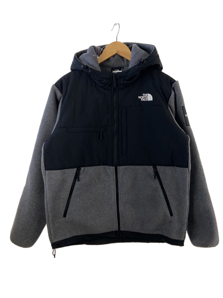【中古】THE NORTH FACE◆フリースジャケット/L/ポリエステル/GRY/NA72052【メンズウェア】