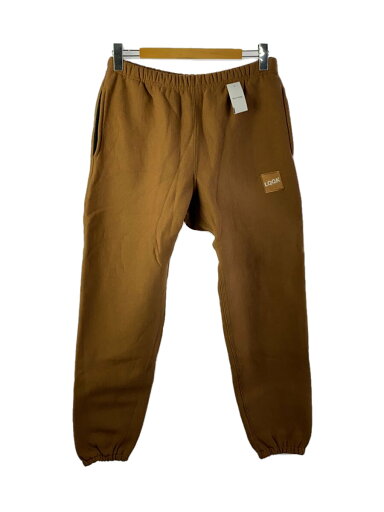 【中古】LQQK STUDIO◆Signature LQQK Logo sweatpants/ボトム/L/コットン/BRW/無地//【メンズウェア】 【中古】LQQK STUDIO◆Signature LQQK Logo sweatpants/ボトム/L/コットン/BRW/無地//【メンズウェア】