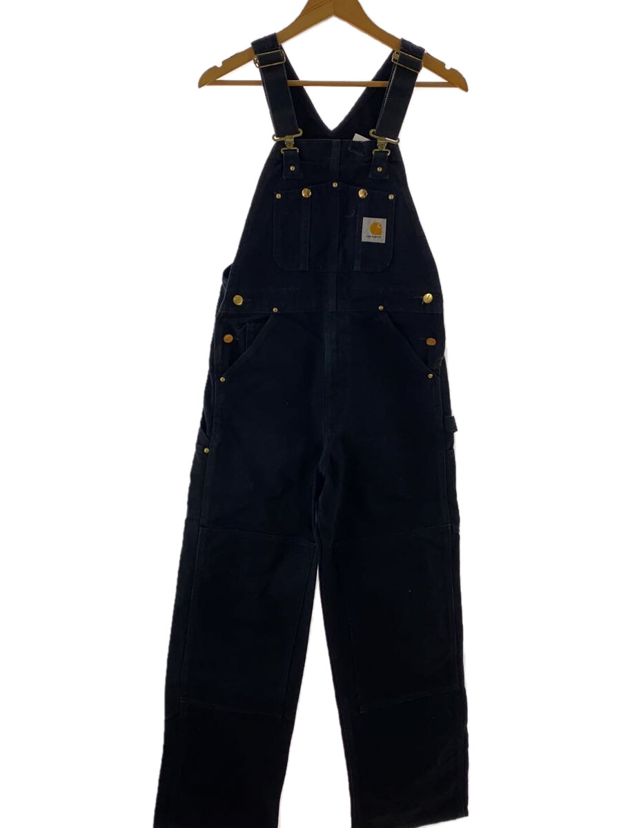【中古】Carhartt◆オーバーオール/30/コットン/BLK/R01-BLK【メンズウェア】