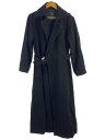 【中古】Y’s◆99AW/ベルテッドマキシコート/コート/3/ウール/BLK/YN-C05-192【レディースウェア】(4)
