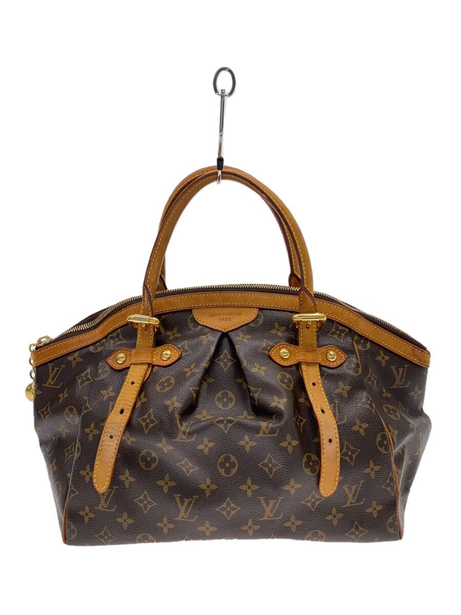 LOUIS VUITTON - 【中古】LOUIS VUITTON◆ティヴォリGM_モノグラム・キャンバス_BRW/PVC/BRW【バッグ】