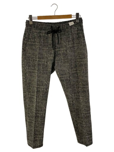 【中古】EMPORIO ARMANI◆ボトム/46/コットン/BLK/総柄/21P89S//【メンズウェア】 【中古】EMPORIO ARMANI◆ボトム/46/コットン/BLK/総柄/21P89S//【メンズウェア】