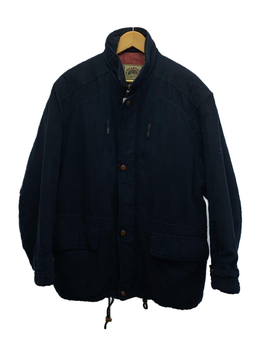 楽天2nd STREET 楽天市場店【中古】WALKING/MADE IN ITALY/ジャケット/50/ポリエステル/ネイビー/袖口破れ有【メンズウェア】