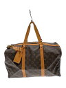 【中古】LOUIS VUITTON◆サック・スプール45_モノグラム・キャンバス/PVC/BRW【バッグ】