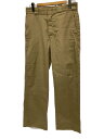 【中古】DICKIES◆USA製/80s/ボトム/33/コットン/BEG/無地【メンズウェア】(4)