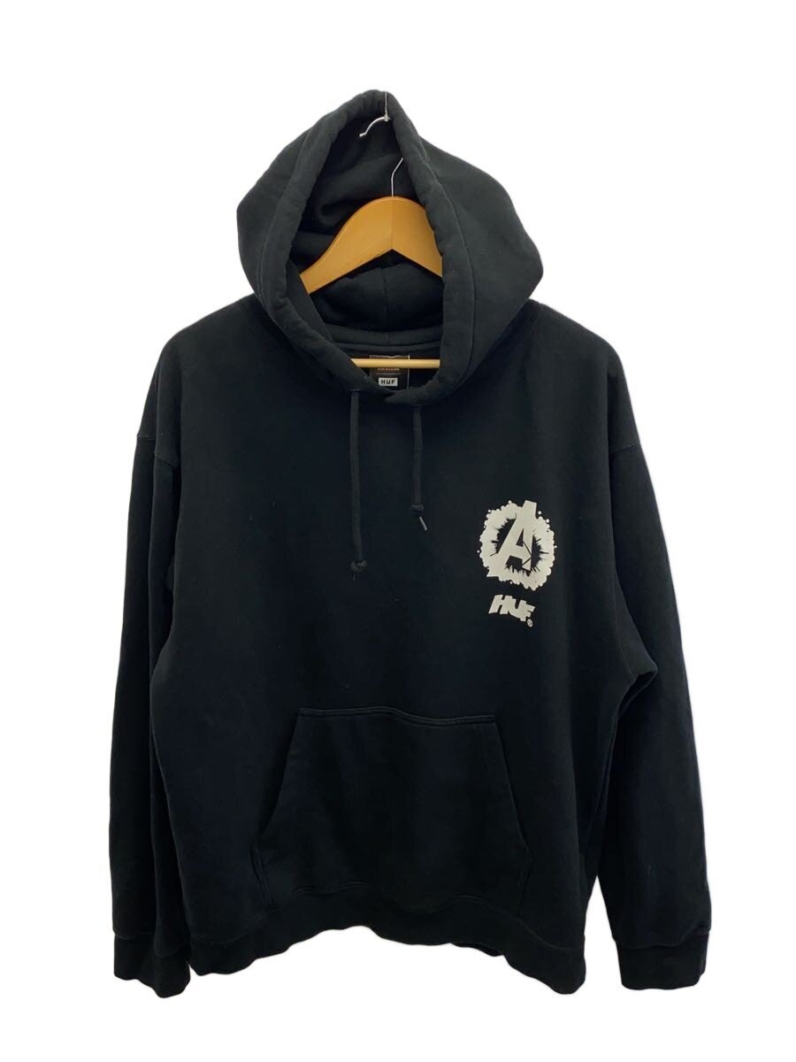 HUF◆AVENGERS COSMIC ASSEMBLAGE/L/コットン/BLK/PF00654