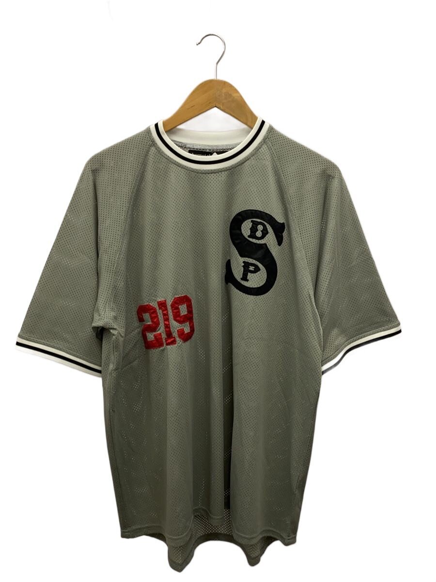 Diaspora Skateboards◆Hermetic Mesh Baseball Shirt/M/ポリエステル/GRY/22SS-DSP-CS02