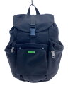 【中古】PORTER◆リュック/ナイロン/BLK/無地/UNION【バッグ】