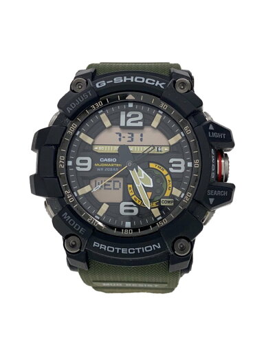 【中古】CASIO◆クォーツ腕時計・G-SHOCK/デジアナ/ラバー/ブラック/カーキ【服飾雑貨他】 【中古】CASIO◆クォーツ腕時計・G-SHOCK/デジアナ/ラバー/ブラック/カーキ【服飾雑貨他】