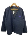 【中古】Needles◆カーディガン(厚手)/S/ウール/NVY/無地/HM251/使用感有り【メンズウェア】(4)