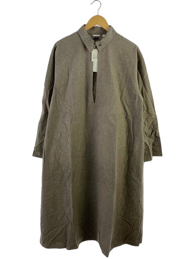 【中古】nanamica◆Cotton Nep Pullover Dress/長袖ワンピース/1/コットン/BEG/SUFS400【レディースウェア】 【中古】nanamica◆Cotton Nep Pullover Dress/長袖ワンピース/1/コットン/BEG/SUFS400【レディースウェア】