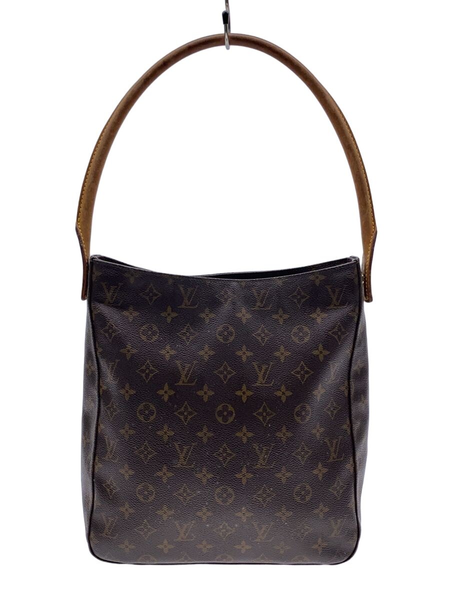 LOUIS VUITTON◆ルーピングGM_モノグラム・キャンバス/PVC/BRW//
