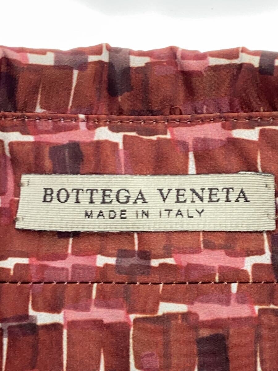 【中古】BOTTEGA VENETA◆タイル柄トレンチコート/38/ポリエステル/BRW/総柄/448340【レディースウェア】