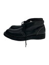 【中古】BACK BONE◆チャッカブーツ/--/BLK/レザー【シューズ】