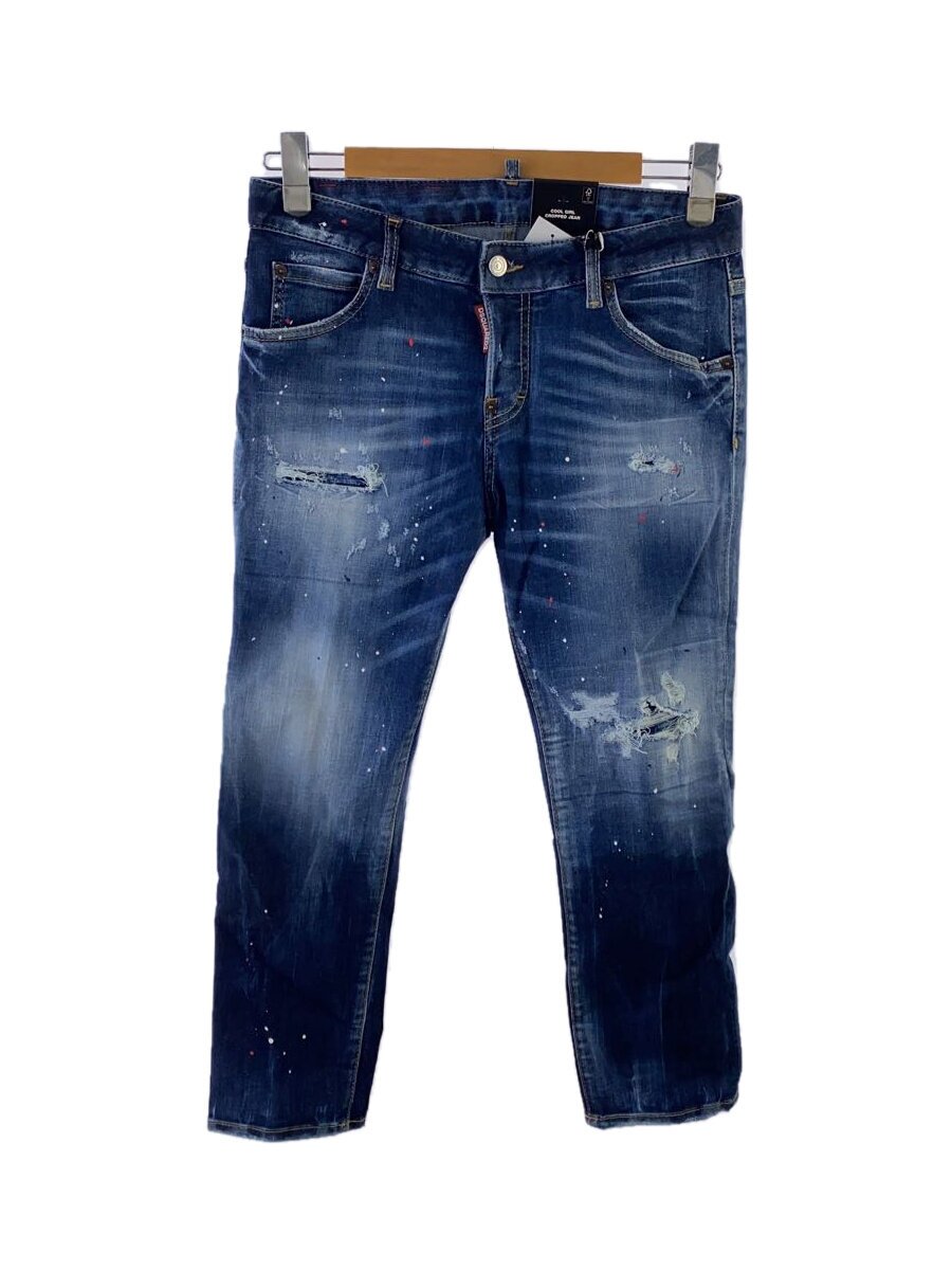 【中古】DSQUARED2◆Cool Girl Crop Jean/ボトム/38/デニム/IDG/S75LB0715【メンズウェア】