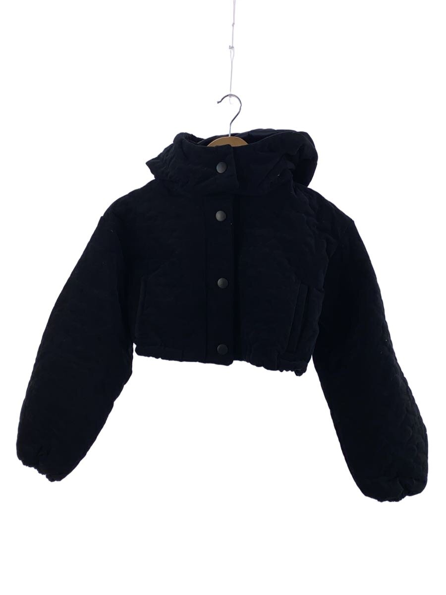 【中古】lilLilly◆ダウンジャケット/FREE/コットン/BLK/L23FW-JK18【レディースウェア】