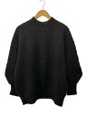 【中古】nest Robe◆21AW/ウールバルーンスリーブニット/FREE/ウール/ブラック/01214-1017【レディースウェア】