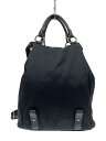 【中古】ear PAPILLONNER◆リュック/ナイロン/BLK/無地/EAZ1089912A0012【バッグ】