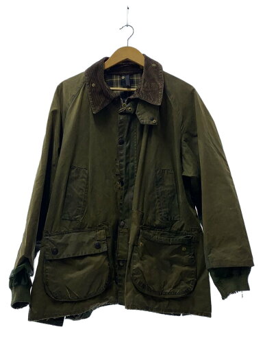 【中古】Barbour◆ジャケット/46/コットン/KHK/無地【メンズウェア】 【中古】Barbour◆ジャケット/46/コットン/KHK/無地【メンズウェア】