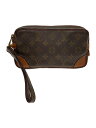 【中古】LOUIS VUITTON◆マルリー・ドラゴンヌPM_モノグラム・キャンバス_BRW/PVC/BRW/総柄【バッグ】