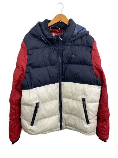 【中古】TOMMY HILFIGER◆ダウンジャケット/L/ナイロン/NVY/158an508【メンズウェア】 【中古】TOMMY HILFIGER◆ダウンジャケット/L/ナイロン/NVY/158an508【メンズウェア】